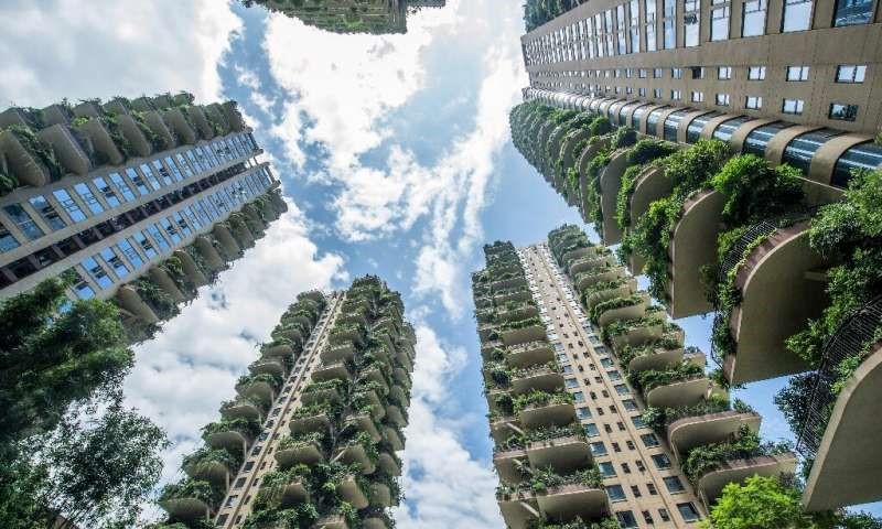 The project was meant to provide residents life in a 'vertical forest'