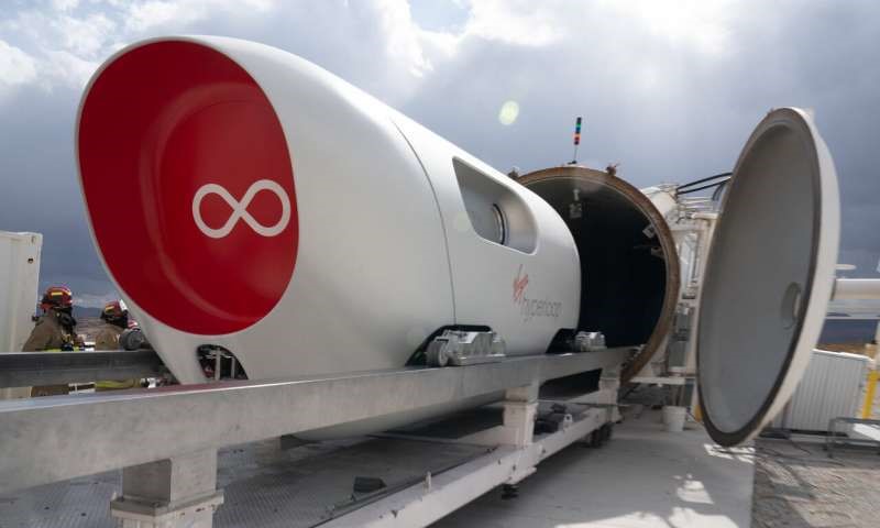 Virgin's Hyperloop carries passengers for the first time