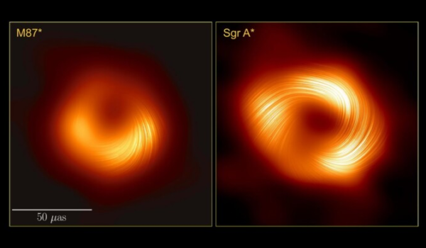 تصویری باورنکردنی از میدان های مغناطیسی مارپیچی از سیاهچاله های عظیم