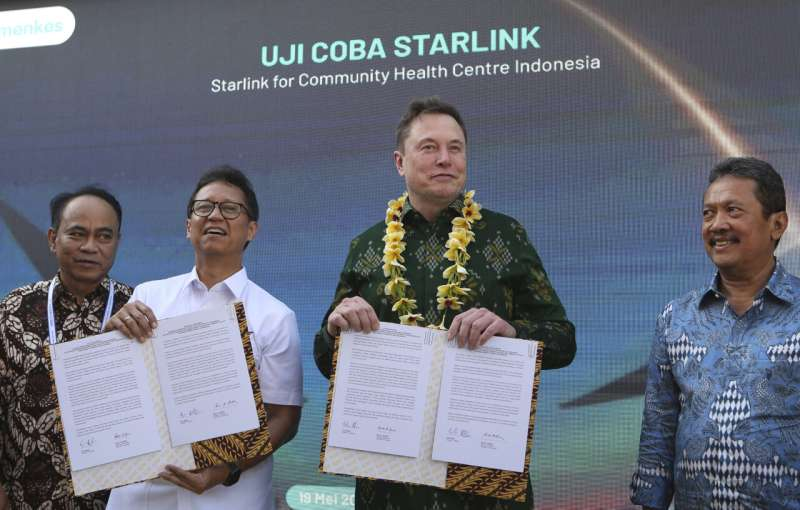 ایلان ماسک سرویس اینترنت ماهواره ای Starlink را در اندونزی راه اندازی کرد