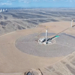 چین اولین نیروگاه خورشیدی-حرارتی دو برجی جهان را در صحرای گبی راه‌اندازی کرد