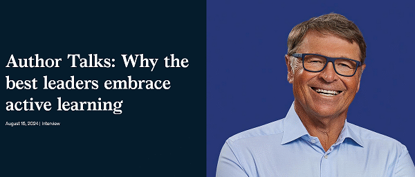 صحبتهای نویسنده: چرا بهترین رهبران از یادگیری فعال استقبال میکنند