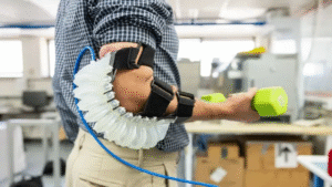 آرنج رباتیک نرم، فعالیت عضلات را تا ۲۲٪ کاهش میدهد و خستگی در کارهای تکراری را کاهش میدهد