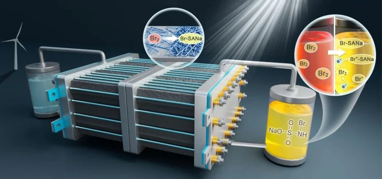 این راهکار نوآورانه ساده شیمیایی می‌تواند باتری‌های جریانی را متحول کند