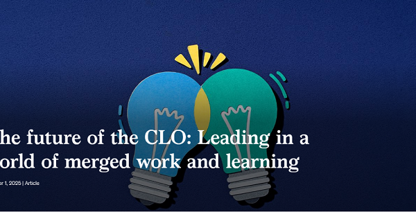 آینده مدیر ارشد یادگیری: رهبری در دنیایی از کار و یادگیری ادغام‌شده
